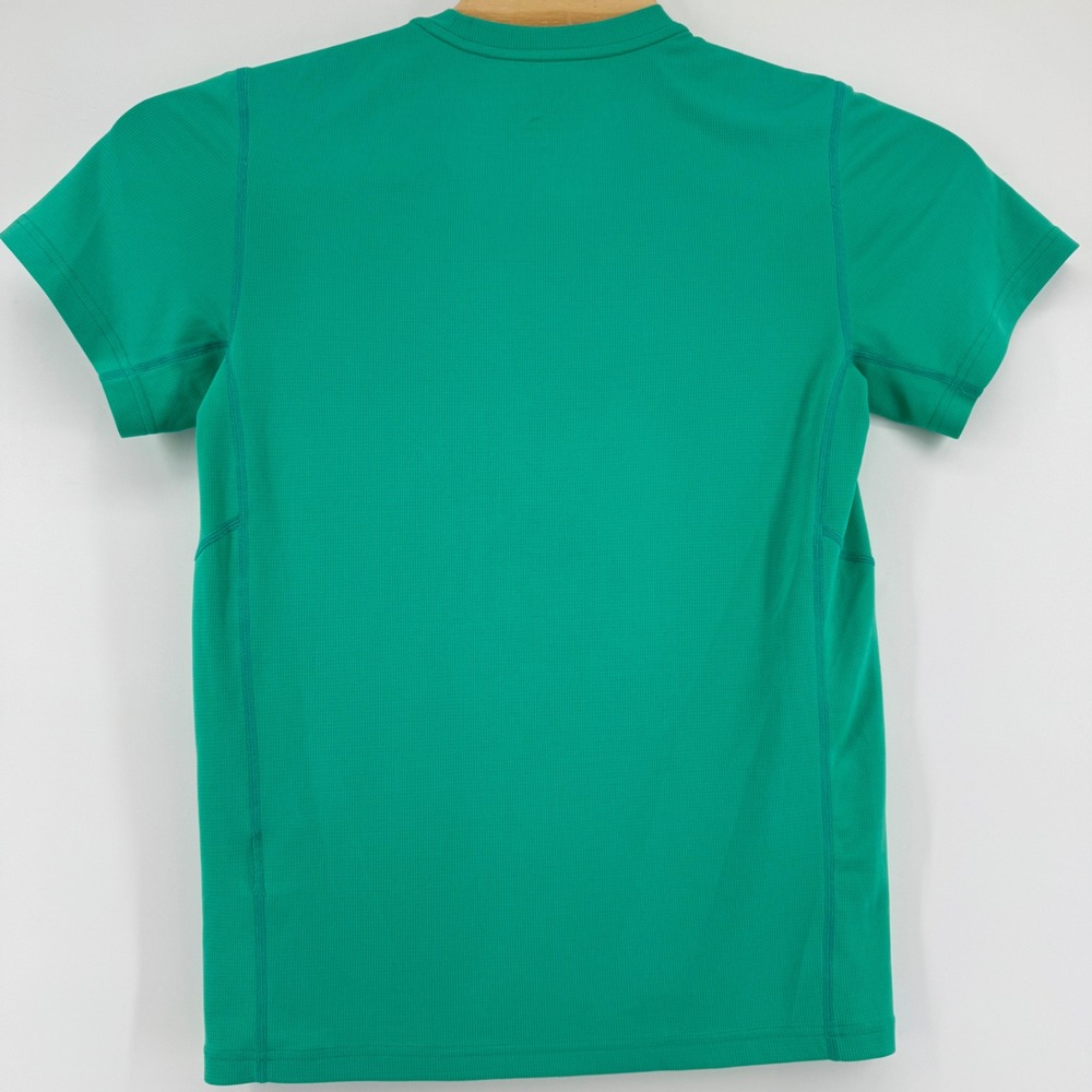 Nike Tennis Dri-FIT Shirt Mens Small Green Neon Yellow Athletic Short Sleeve - Picture 4 of 11